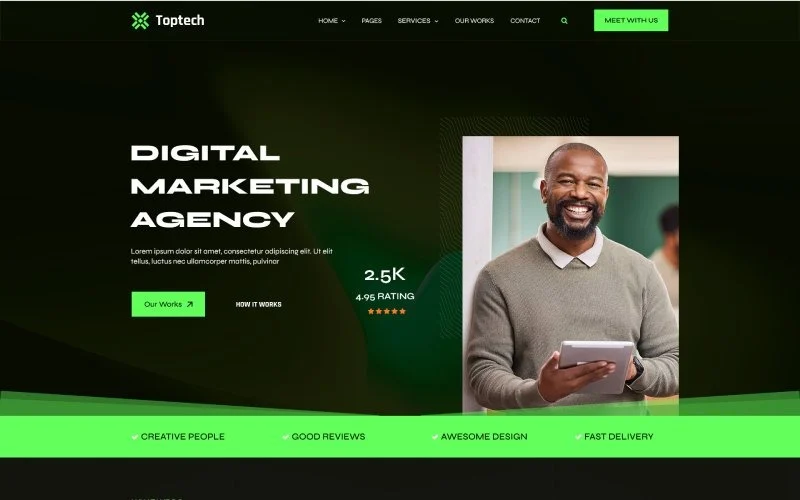 Best Website Themes For Digital Marketing Agencies